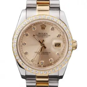 Superclone Rolex Datejust Gold Dial SRL40 36 mm
