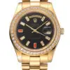 Superclone Rolex Day-Date Black Dial 1454101 36 mm