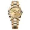 Superclone Rolex Day-Date Champagne Diamond Dial 228238-0005 40 mm