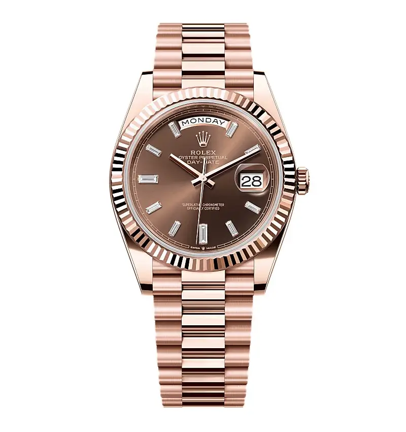 Superclone Rolex Day-Date Chocolate Diamond Dial 228235-0003 40 mm Superclone Rolex Day-Date Chocolate Diamond Dial 228235-0003 40 mm