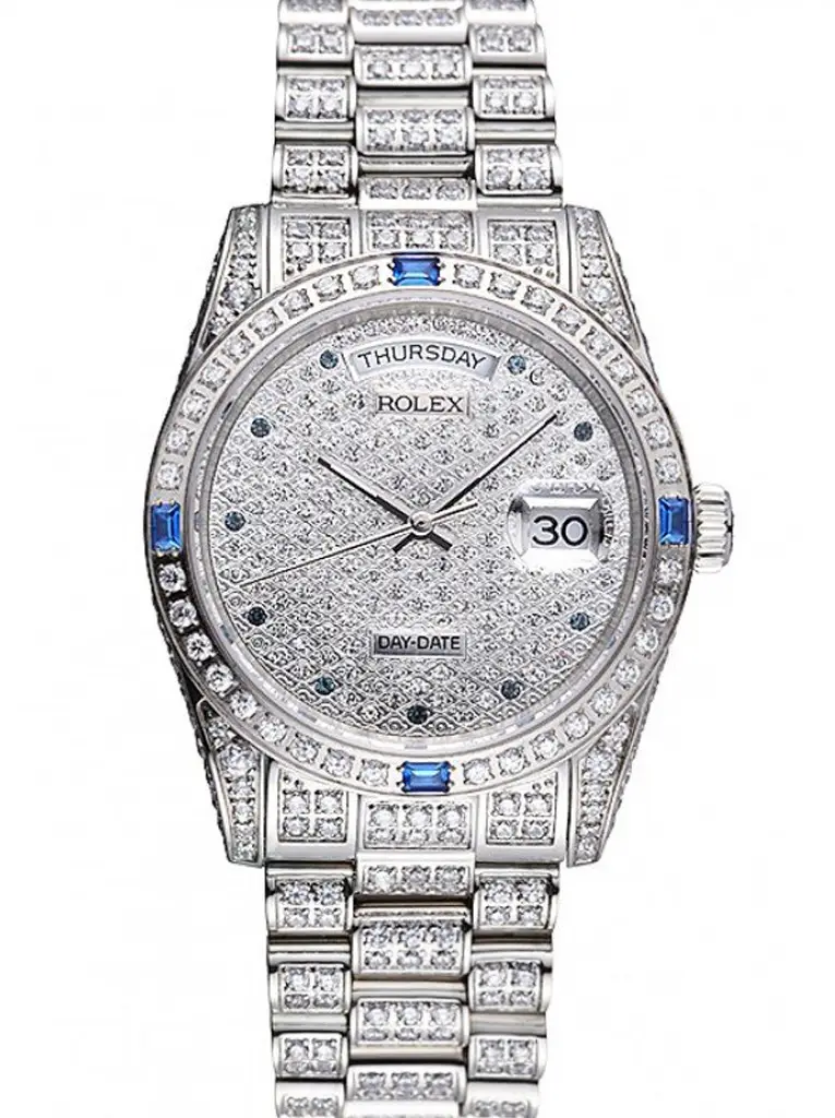 Superclone Rolex Day-Date Diamond Dial 621613 37 mm Superclone Rolex Day-Date Diamond Dial 621613 37 mm