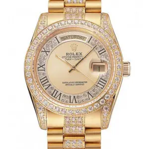 Superclone Rolex Day-Date Gold Dial 1453954 37 mm