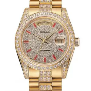 Superclone Rolex Day-Date Gold Dial 1453960 37 mm