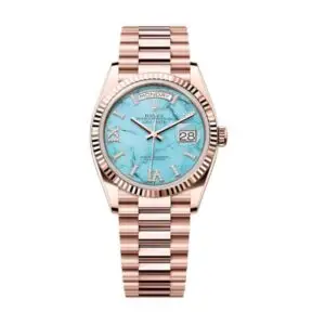 Superclone Rolex Day-Date Turquoise Dial 128235 40 mm